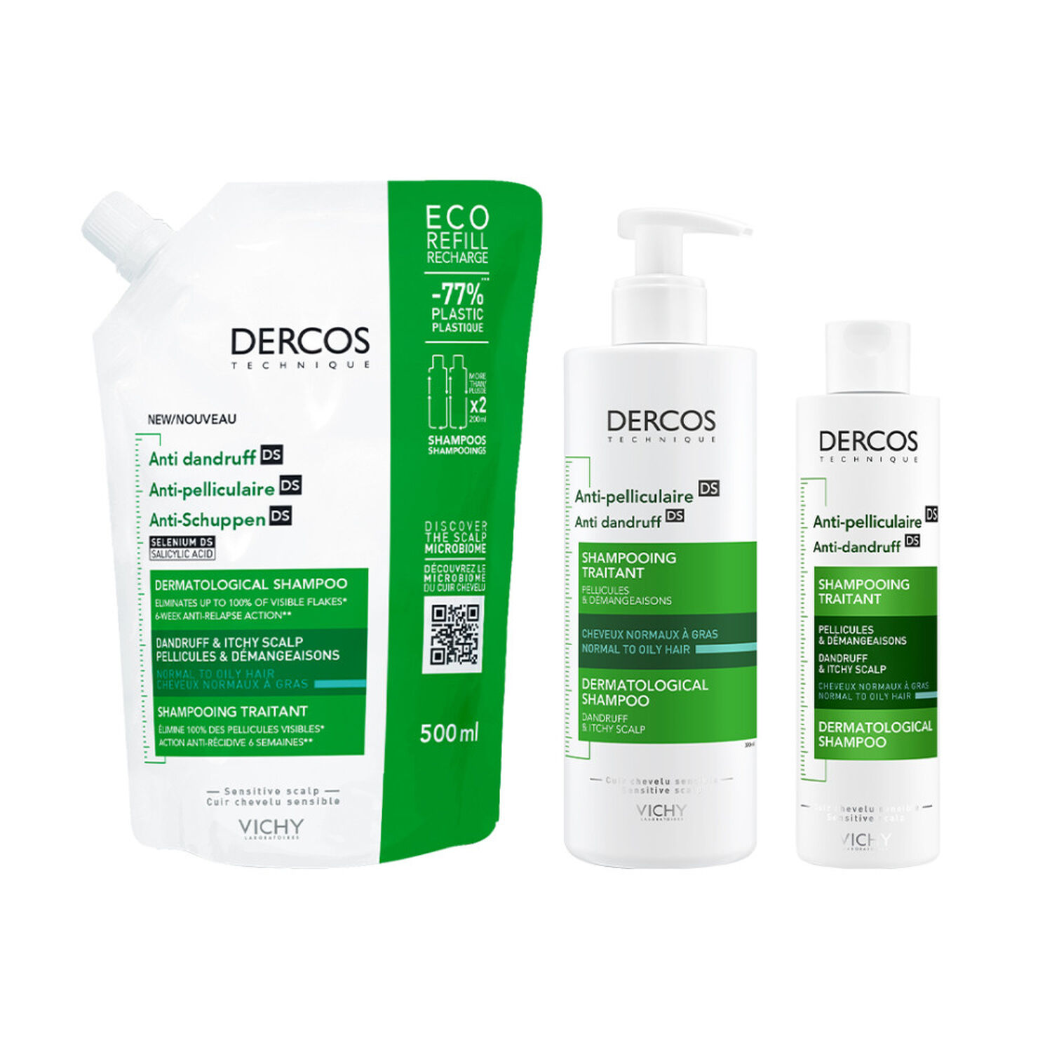 Dercos Technique  - Shampooing Traitant Anti-Pelliculaire