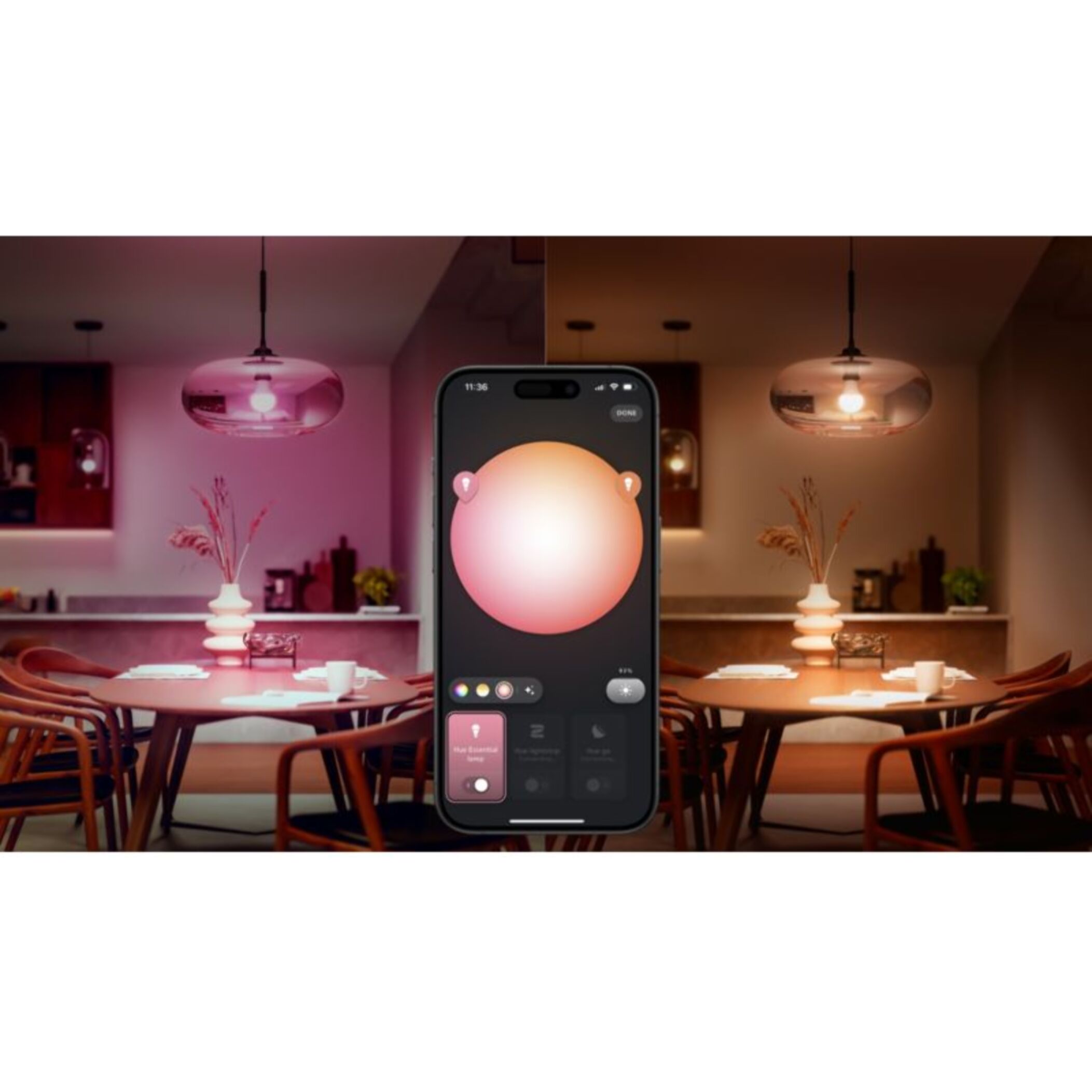 Pack PHILIPS Hue E27 WCA A60 3P
