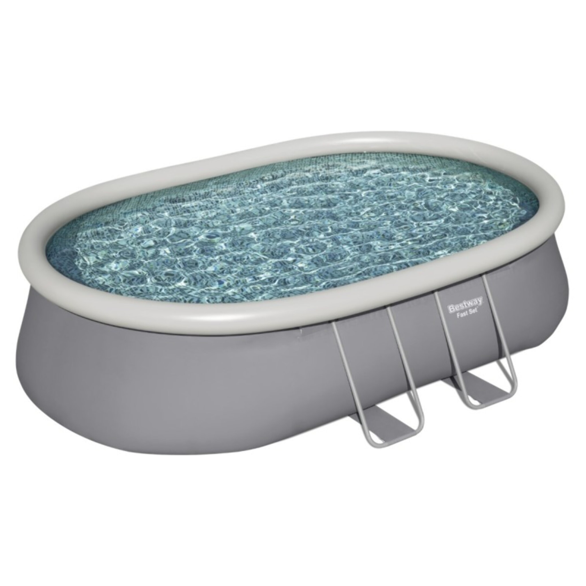 Bestway Piscine autoportante Ovale Fast Set 549 x 366 x 122 cm - Filtration incluse