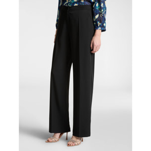 Elena Mirò - Pantaloni in cady stretch - Nero