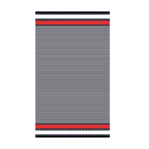 Telo Mare Spugna Jacquard Spiaggia Disegno Blue Sand