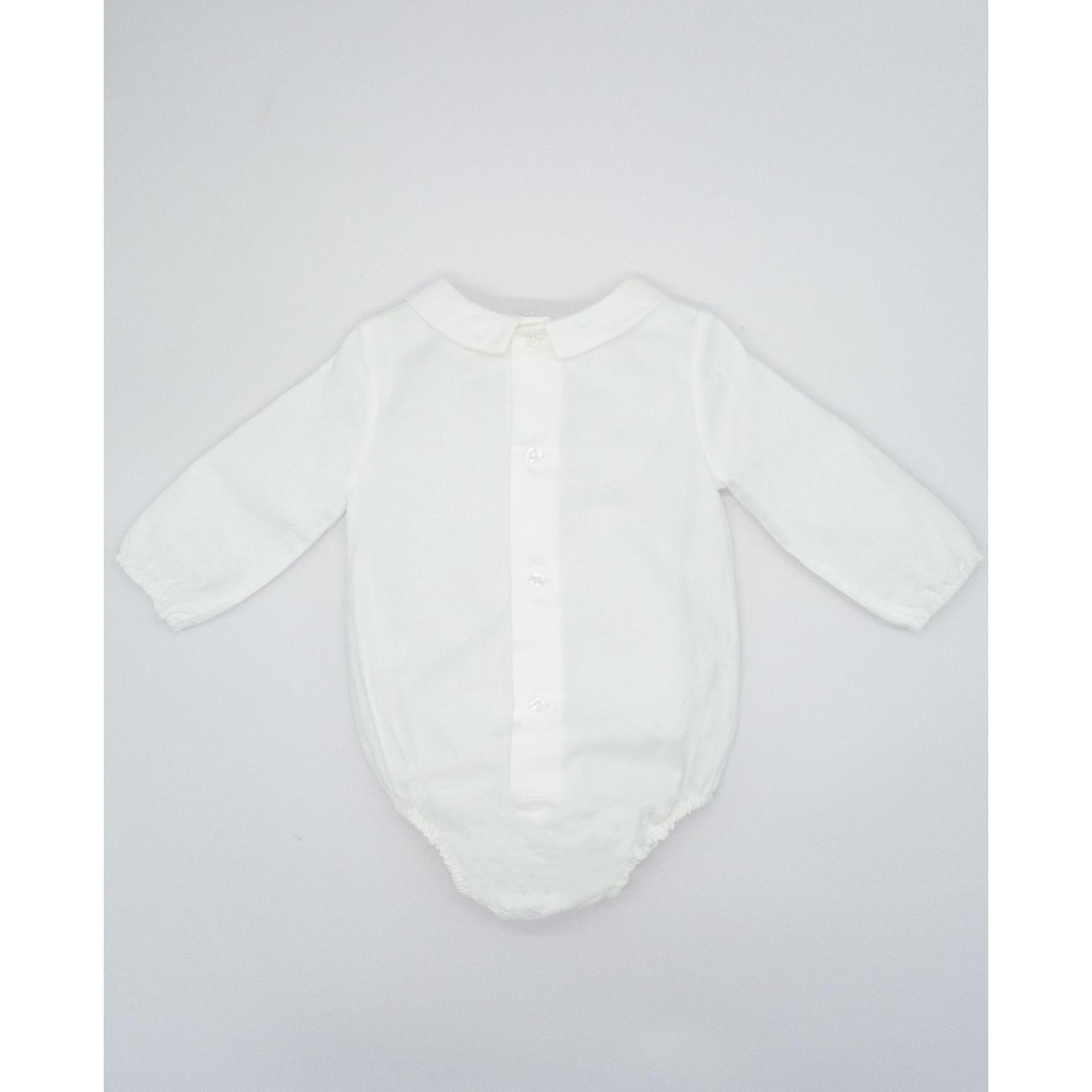 Body cuello bebé viella blanco