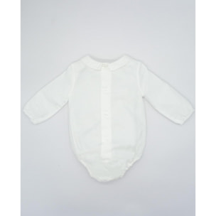 Body cuello bebé viella blanco
