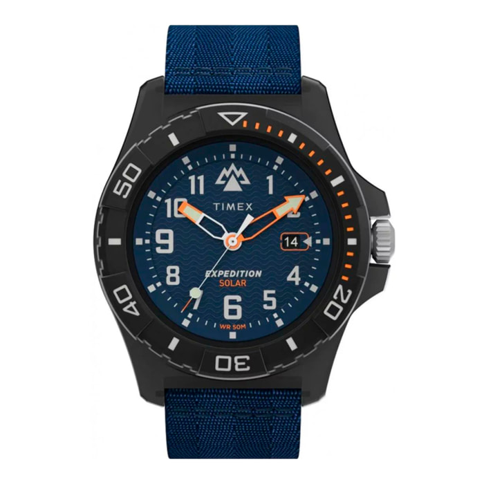 Reloj Timex TW2V40300 Hombre Analogico Solar con Correa de Tela