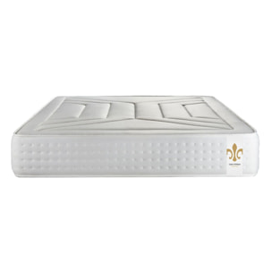 Matelas Vingt-Quatre - 24cm - Ressorts ensachés et mémoire de forme - Tensions allégées - Soutien Ferme
