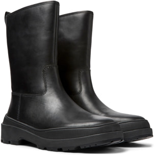 Botines - CAMPER Brutus Trek - Negro - Cuero liso