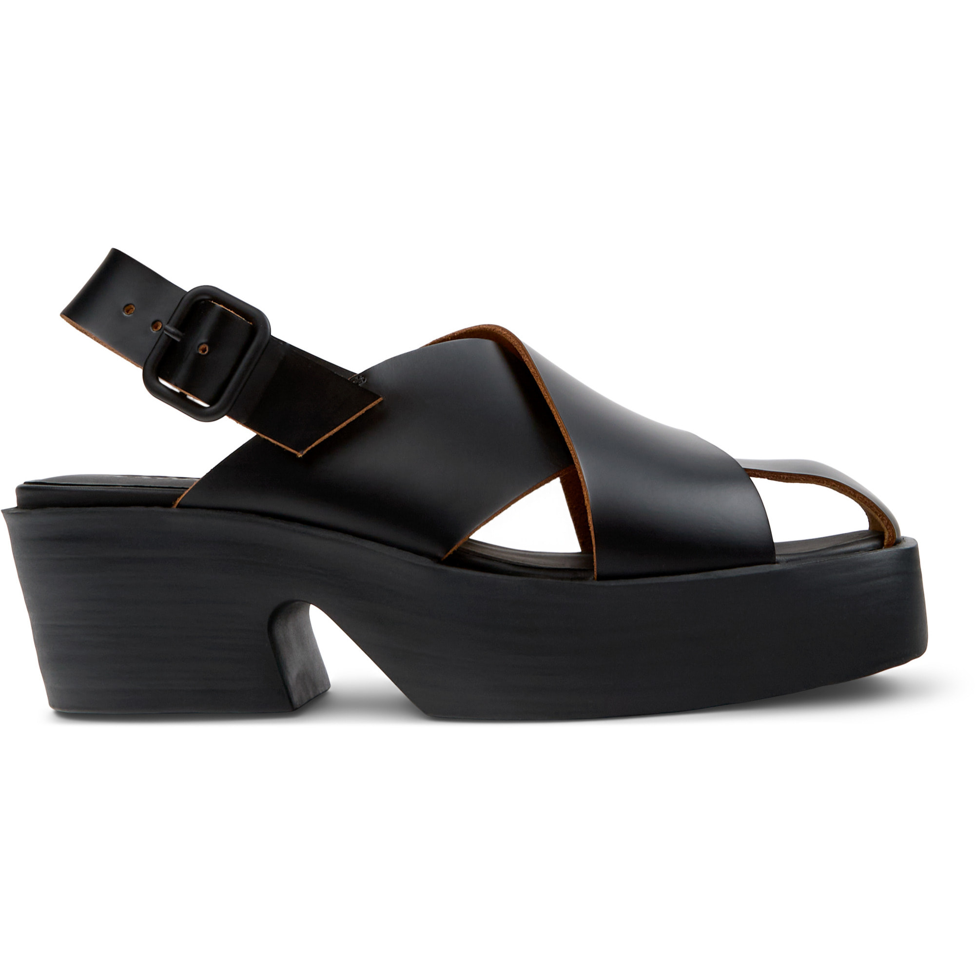 Sandalias - CAMPER Billie - Negro - Cuero liso