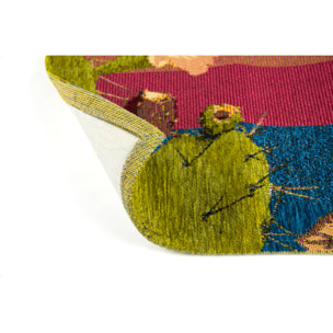 Tappeto da pavimento Excelsa Rhapsody poliestere e cotone 55x180x0,7 cm multicolore