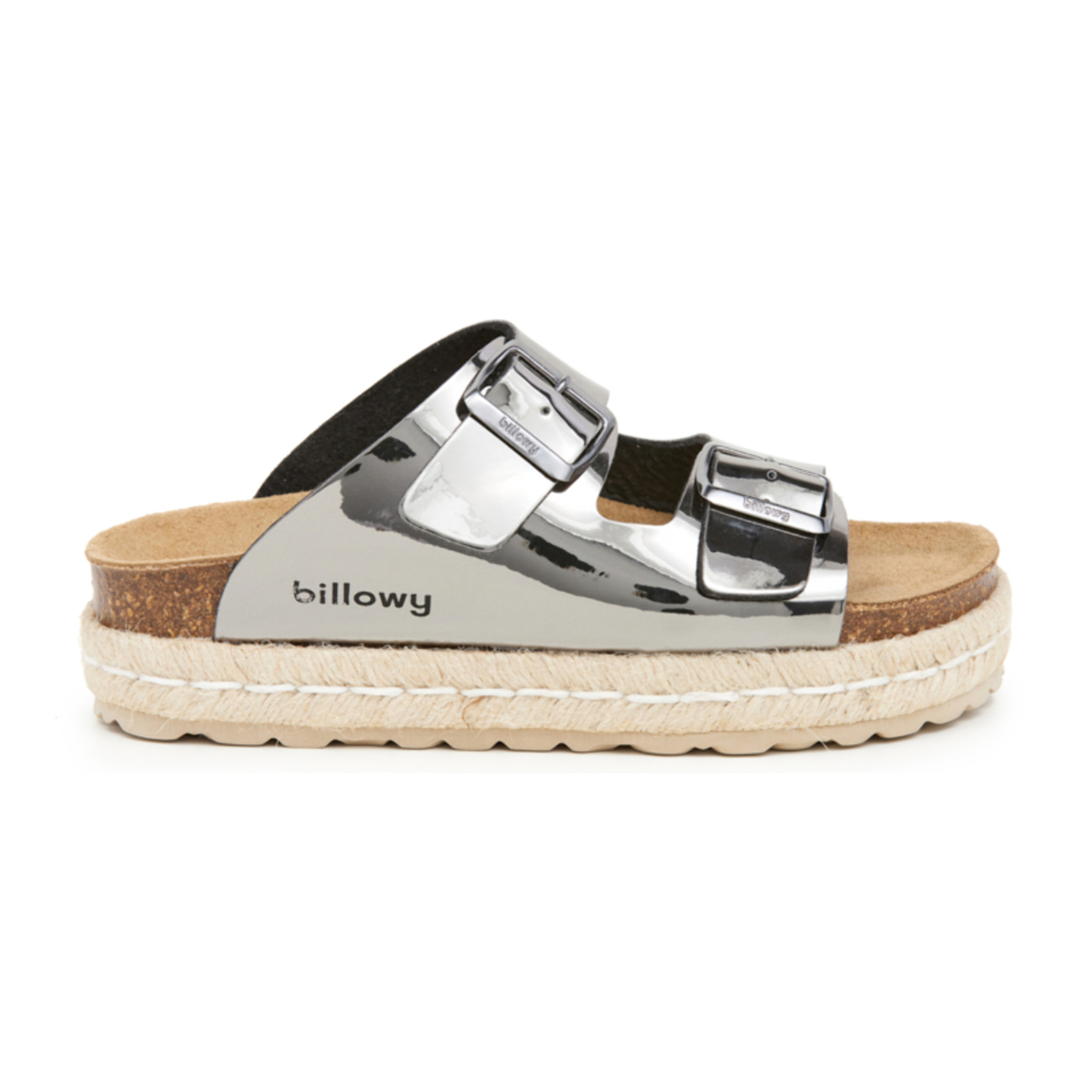 SANDALO CON ZEPPA BILLOWY GRIGIO