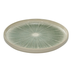 Lot de 4 Assiettes Eva vert