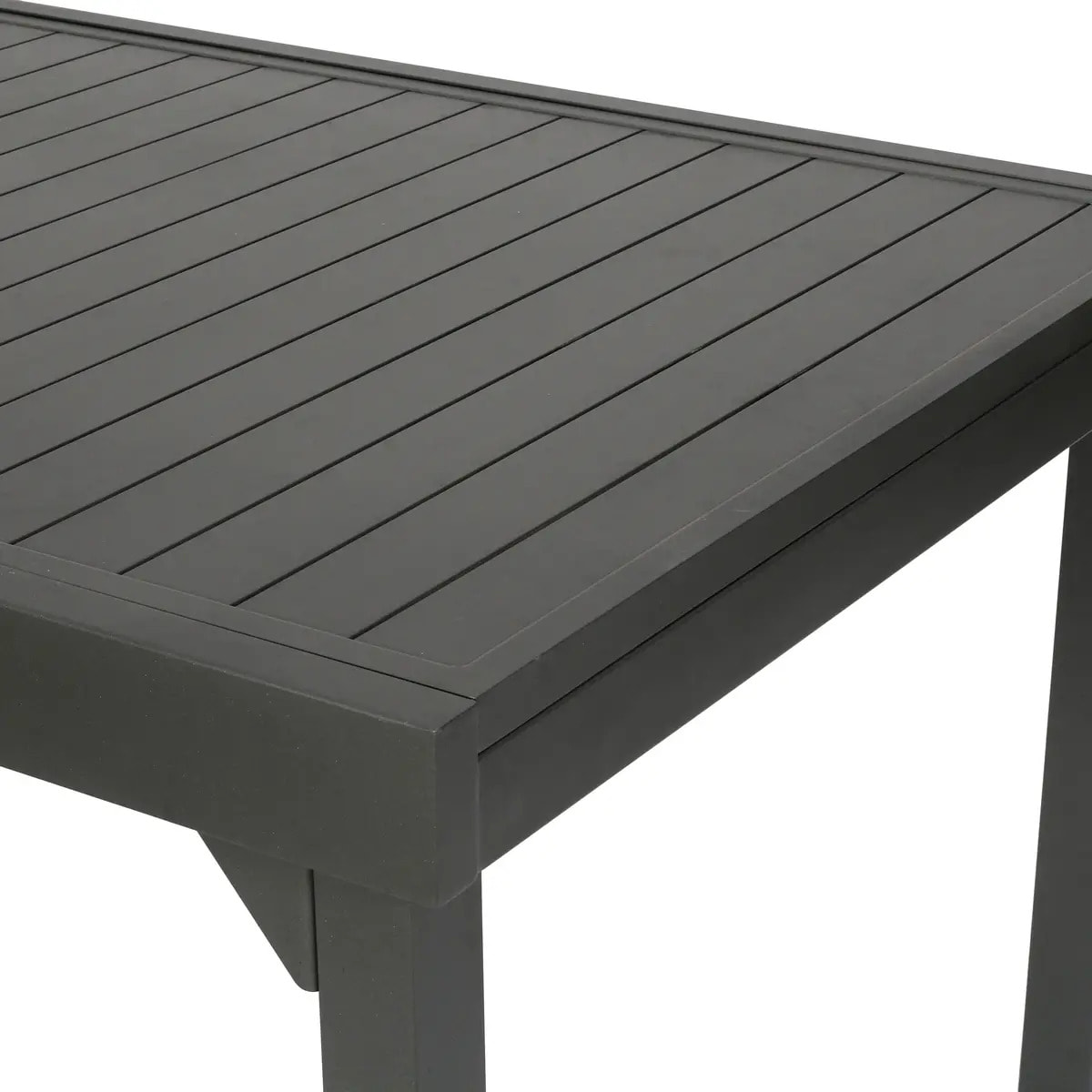 Table de jardin extensible Piazza Graphite