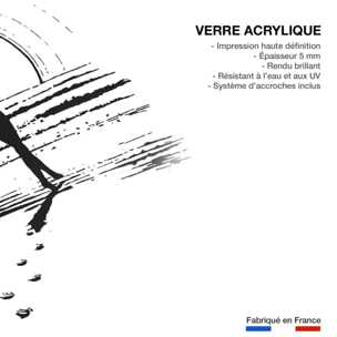 Tableau surfeuse sunset Tableau plexiglas