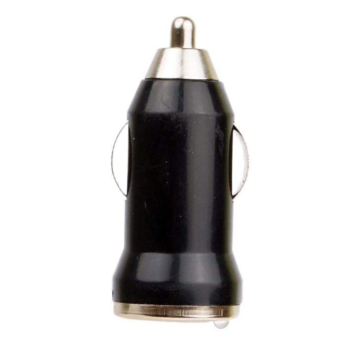 DAM CARICABATTERIA DA AUTO USB 2x2x5 Cm. Colore nero