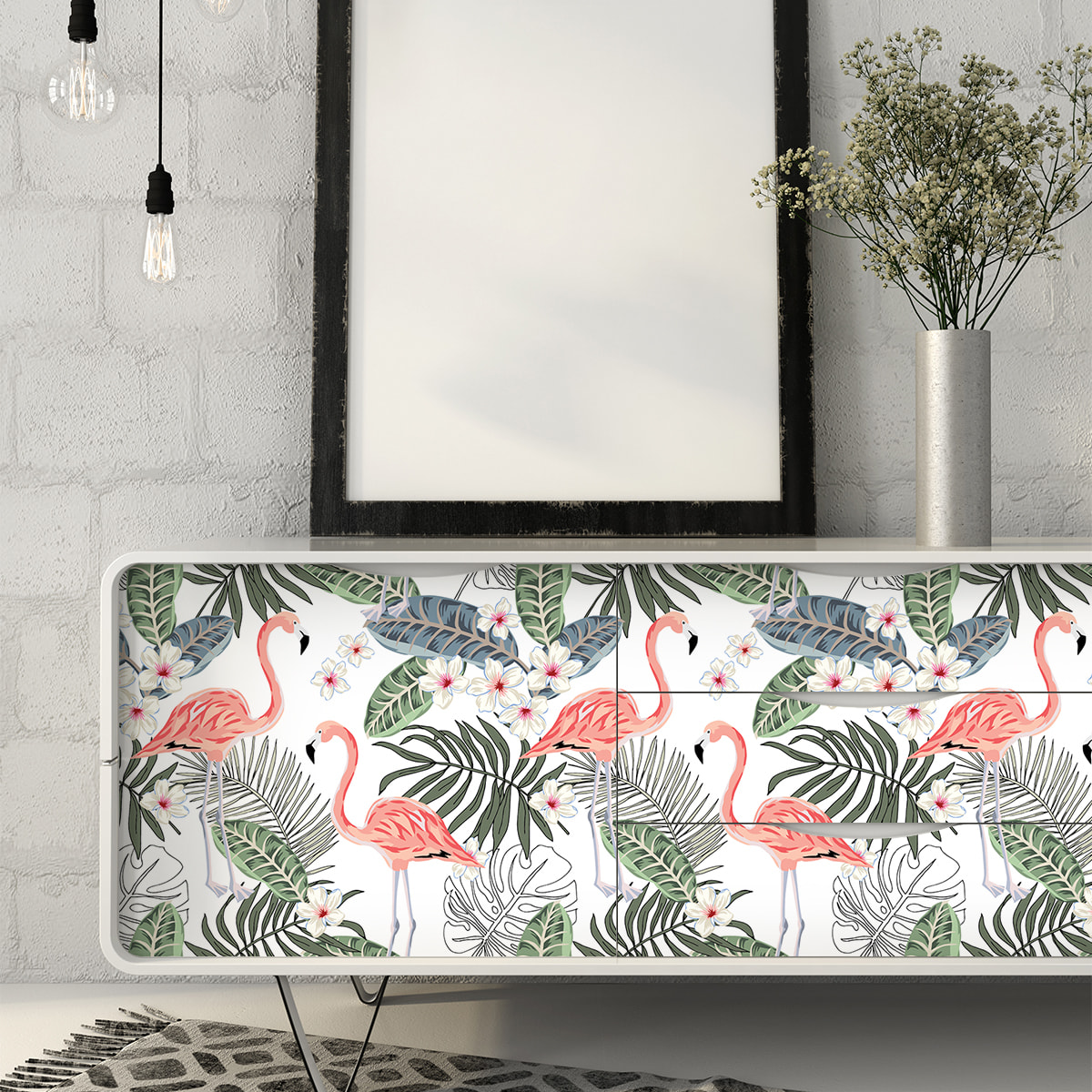 Sticker meuble tropical heimiti 60 x 90 cm