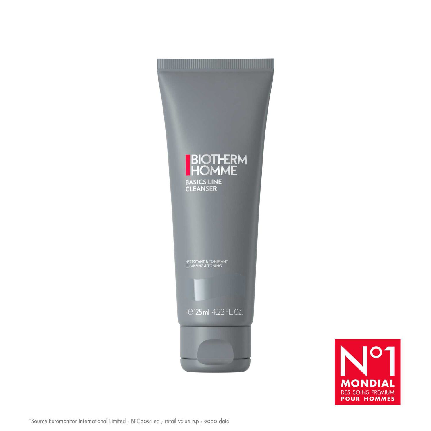 Biotherm Homme Basic Line - Gel Nettoyant Visage 125 ml