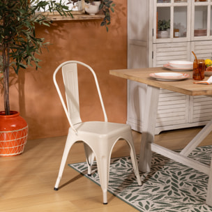 Chaise "Niko" argile