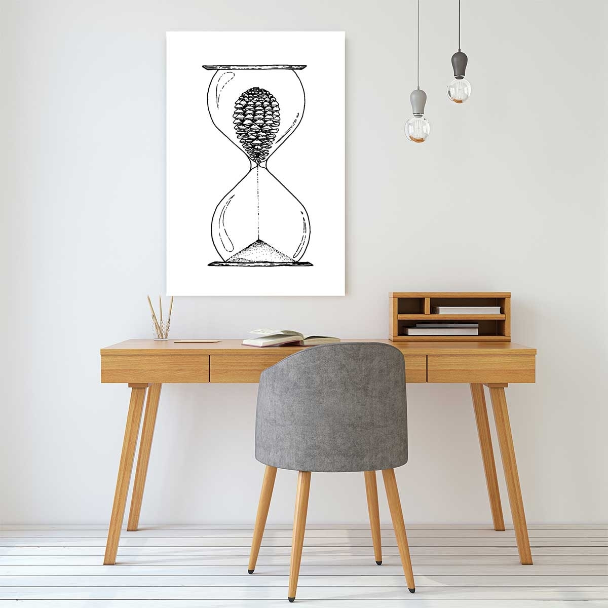 Tableau sablier landais Tableau alu Dibond