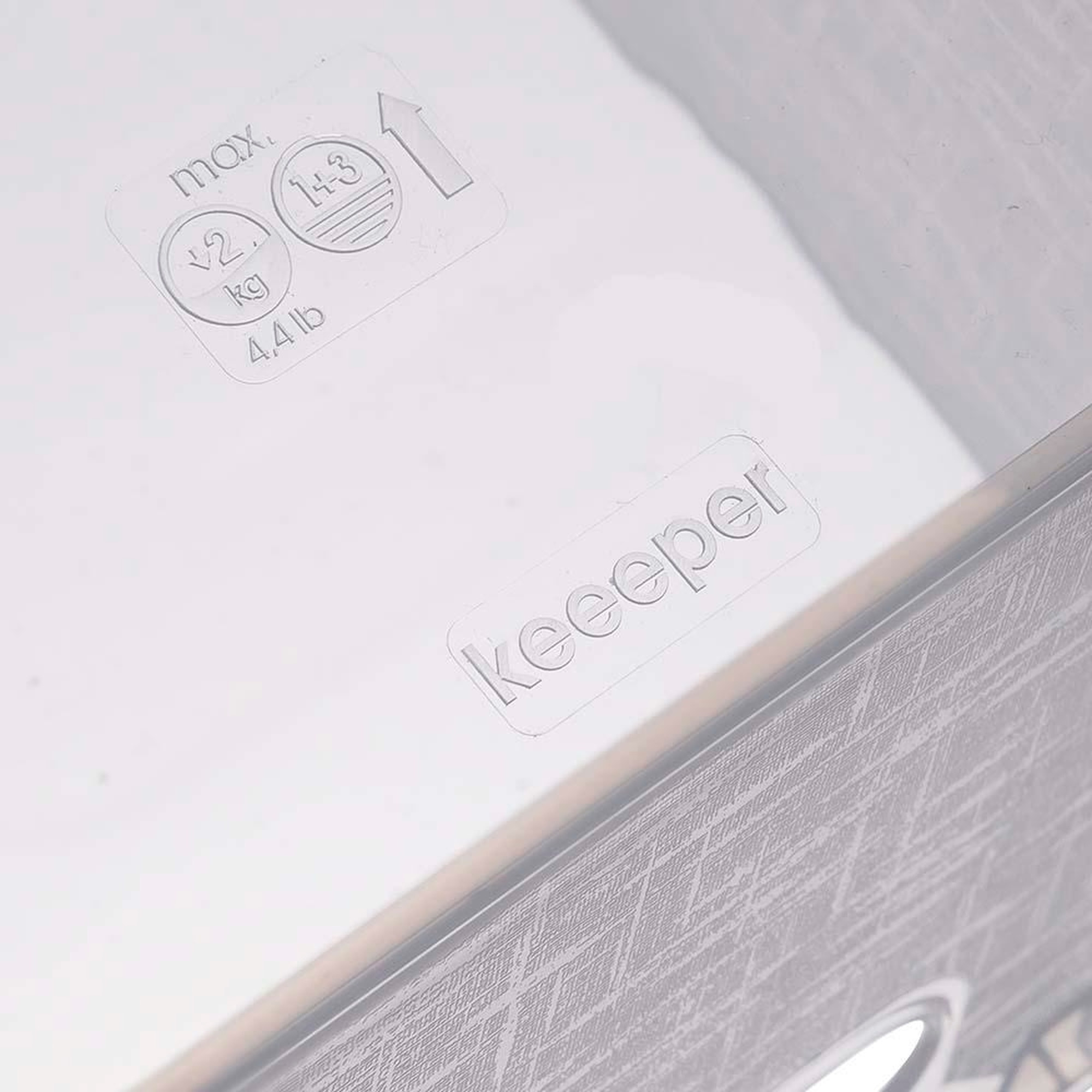 Caja de almacenaje de polipropileno, transparente