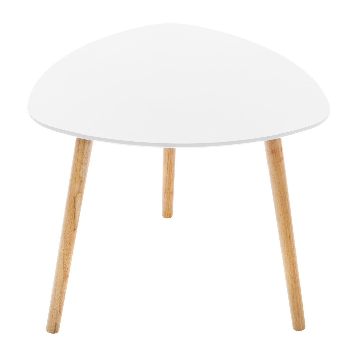 Juego de 3 mesas nido 'mileo' blanco