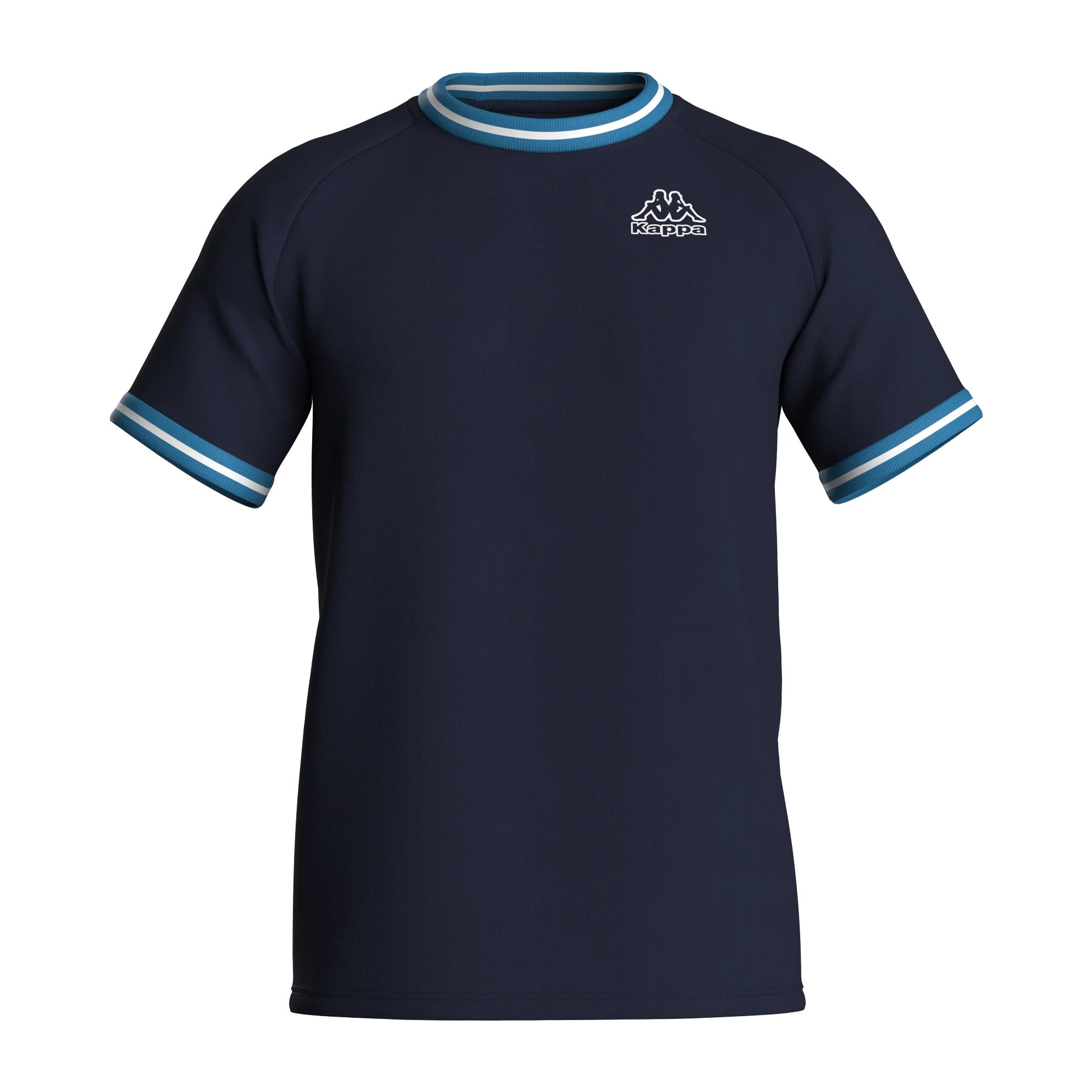 Kappa - Camisetas y tops Hombre Azul - Logo Iblaz