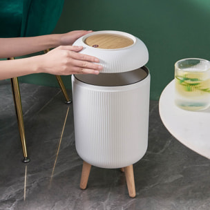 Poubelle de salle de bain push LIMO 9L