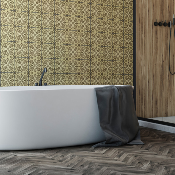 Stickers muraux - Sticker Mural Carrelage adhésif Cuisine Salle de Bain - 30 STICKERS CARRELAGES AZULEJOS MAXIMILIANO