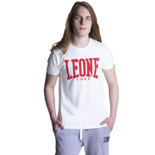 Camiseta de hombre Leone Basic de algodón de manga corta