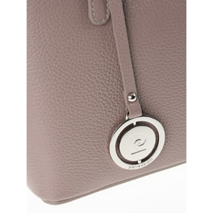 Borsa a spalla da donna Made in Italy - Modello Elowen Lux - 100% pelle - 38.0 x 25.5 x 12.5 cm