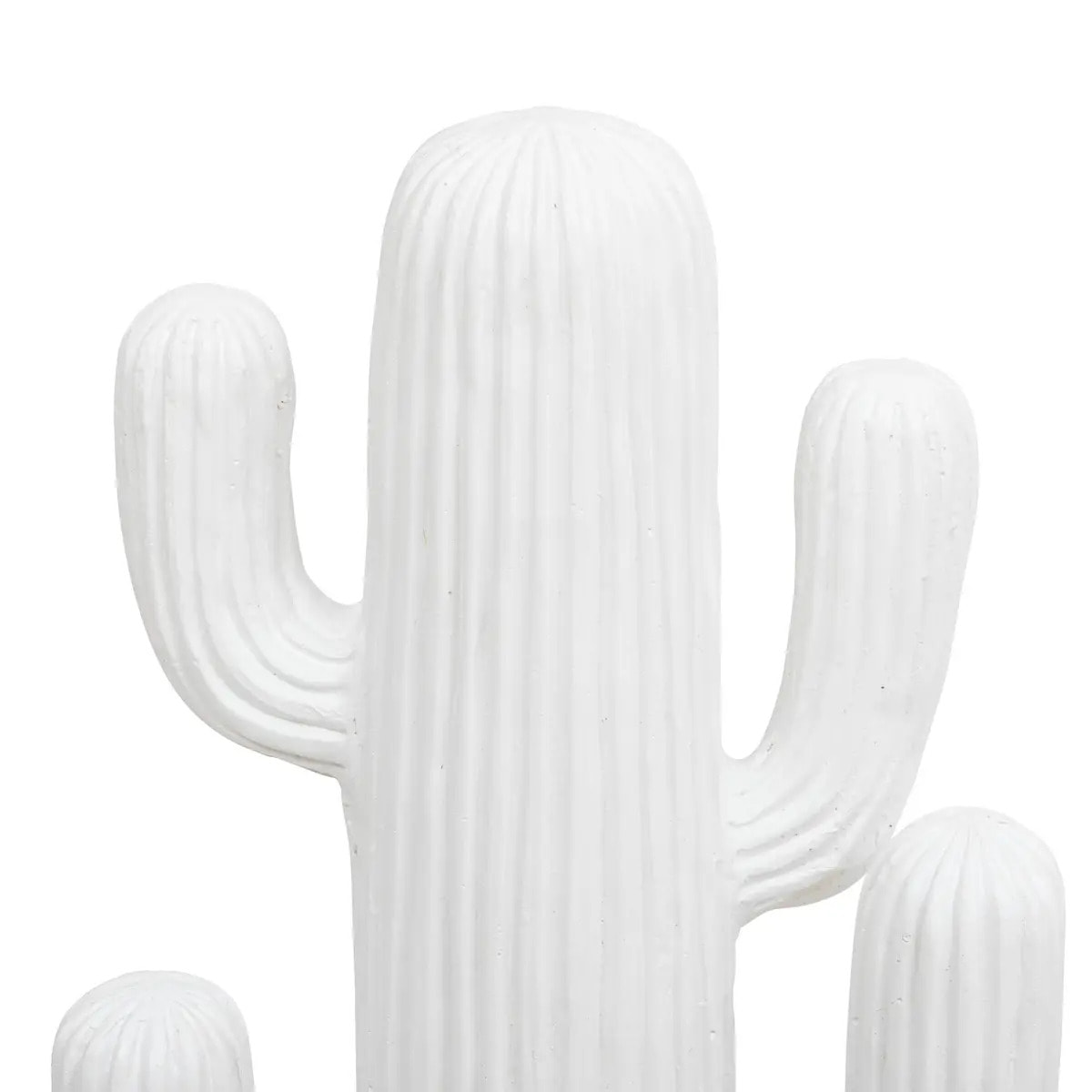 Cactus déco extérieur Rodrigo H.57cm magnésie blanc