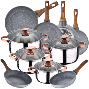 Bateria de cocina 8 piezas SAN IGNACIO