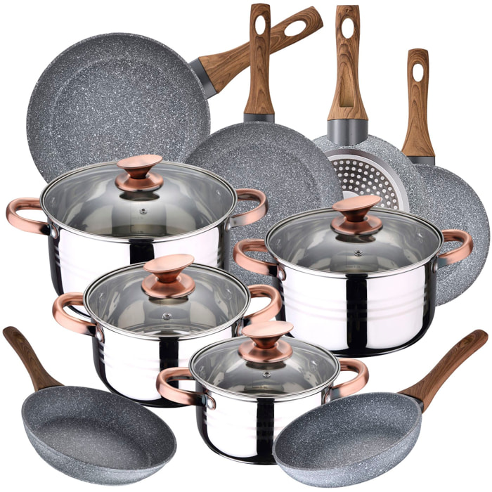 Bateria de cocina 8 piezas SAN IGNACIO