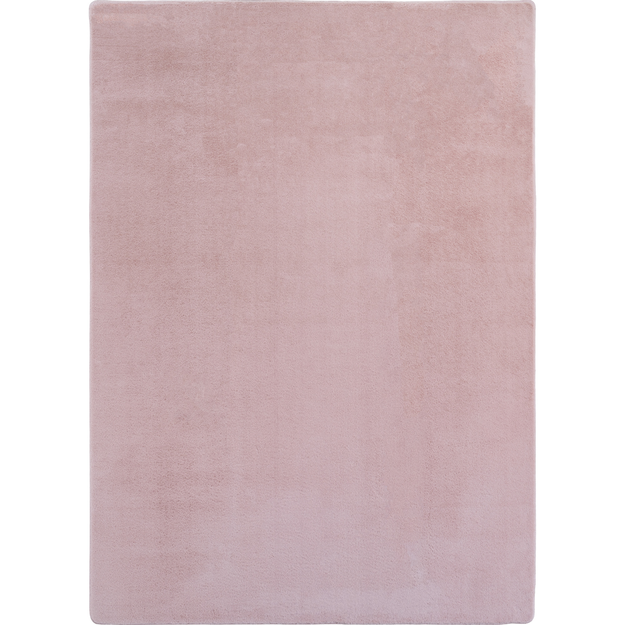 ALBA - Tapis doux rose à poils courts