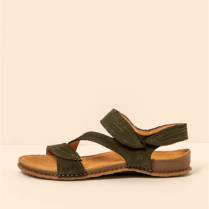 Sandalias N5810 NOBUCK LAVADO KAKI/PANGLAO color Kaki
