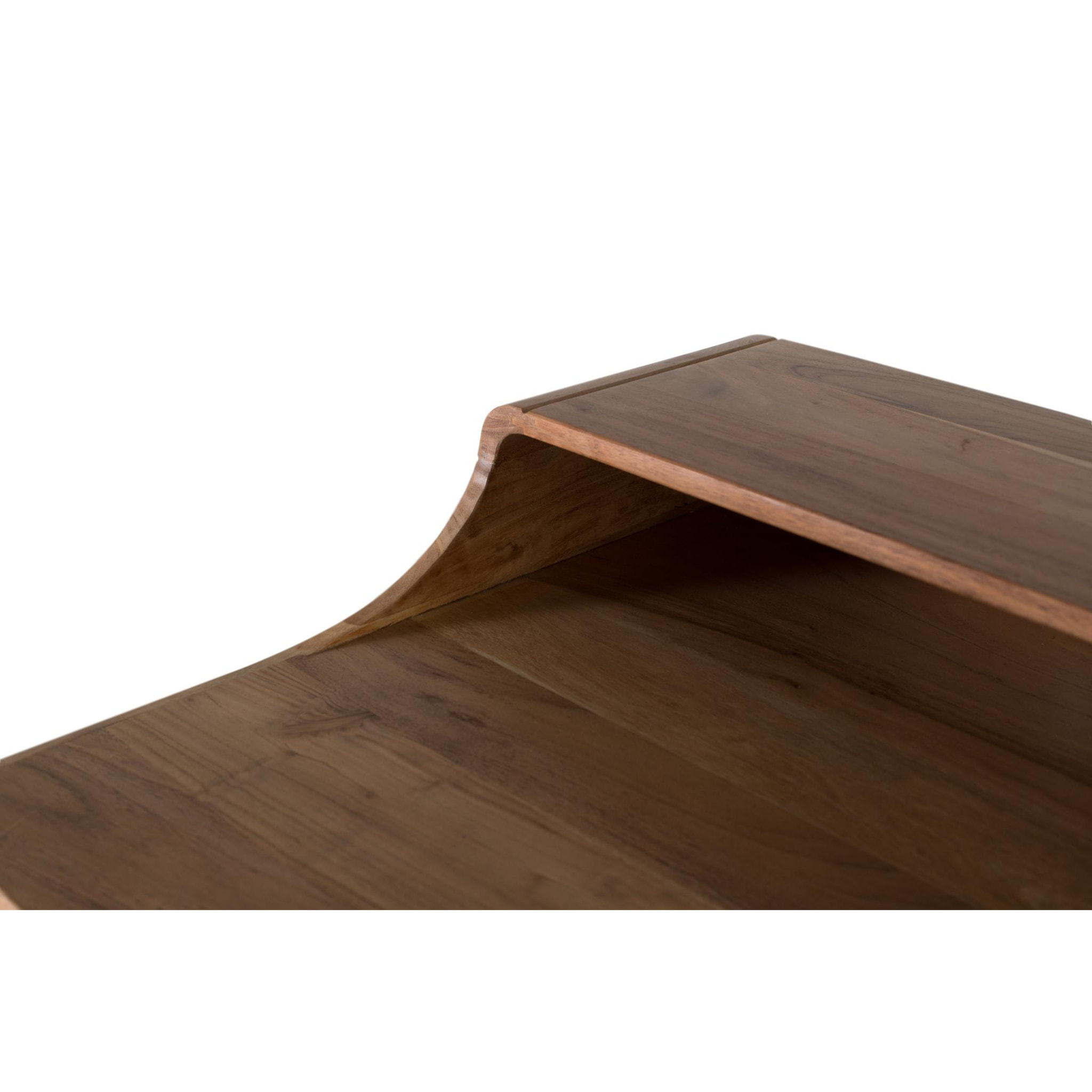 Escritorio de Madera de Acacia 115 Cm Estilo Rústico Moderno