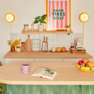 Applique Lotta D23cm jaune