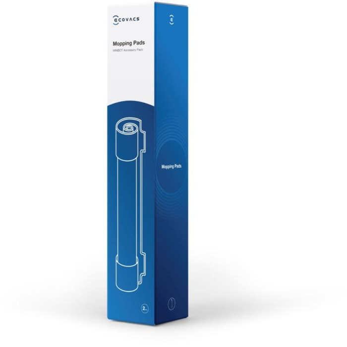 Lingettes et serpillères ECOVACS Nettoyage W-CC02-0005 lave-vitres Winbot W1 Pro