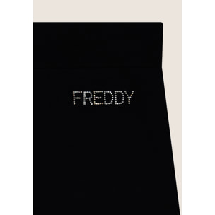 Pantaloni Sportivi Fondo Dritto con Dettagli in Strass