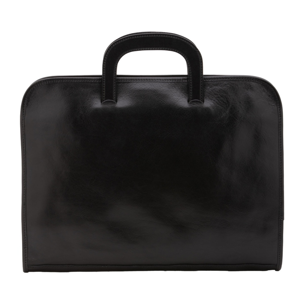 Borsa da lavoro uomo in vera pelle - Modello False - 100% Made in Italy - 40.0 x 30.0 x 6.0 cm