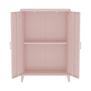 Commode/armoire métal 2 portes (lot de 2) SOHO