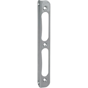 Gâche équerre zingué bichromaté THIRARD à bout rond - Retour 16mm Hauteur 170mm - 73542