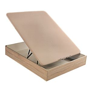 Canapé Abatible 32CM | ENVÍO, MONTAJE Y RECOGIDA ANTIGUO INCLUIDO | Madera | Natural | Gran capacidad | Tapa 3D | WHAT THE SLEEP