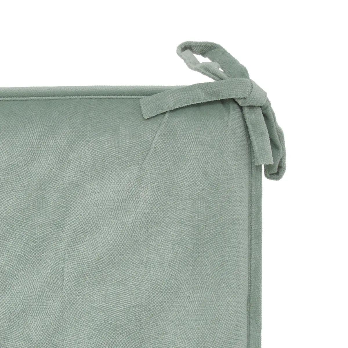 Galette de chaise Lilou vert céladon 38x38cm