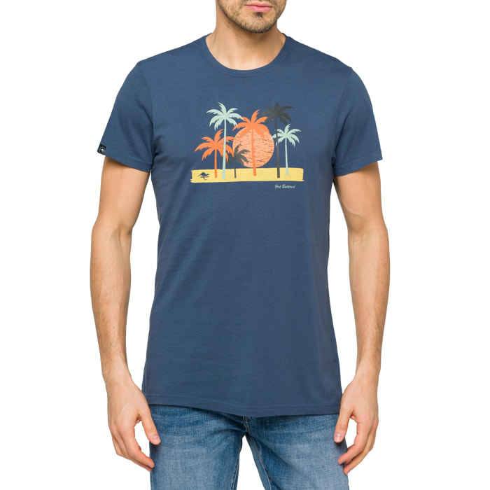 T-shirt in cotone 150 gr Hot Buttered Waigeo Blu Chiaro.