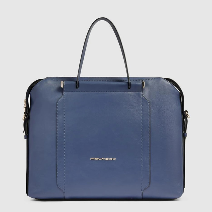 Piquadro Borsa porta pc e porta iPad® con protezioni antiurto e RFID