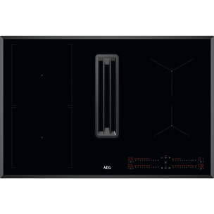 AEG Placa de inducción con campana extractora de 80 cm CCE84543FB | Reacondicionado
