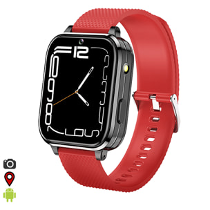 Smartwatch Phone T36 4G con sistema operativo Android integrato. Funzioni avanzate e localizzatore GPS, Wifi e LBS.