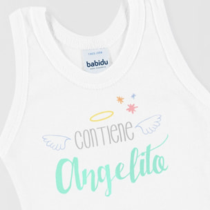 Body bebé tirantes personalizado frases