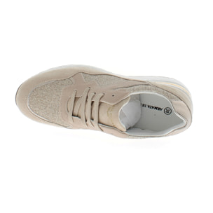 Armata di Mare Scarpe Donna Sneakers Casual con la Zeppa AMD SS41H25 Beige