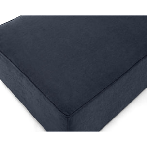 Topaze - pouf - en tissu - Bleu