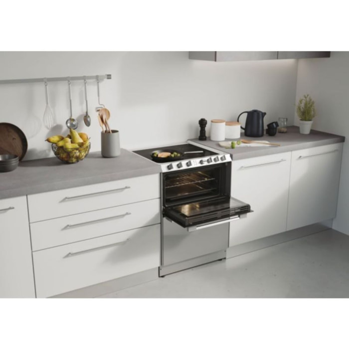 Combiné four lave-vaisselle ROSIERES TRV60NOIN/1 TRIO vitro